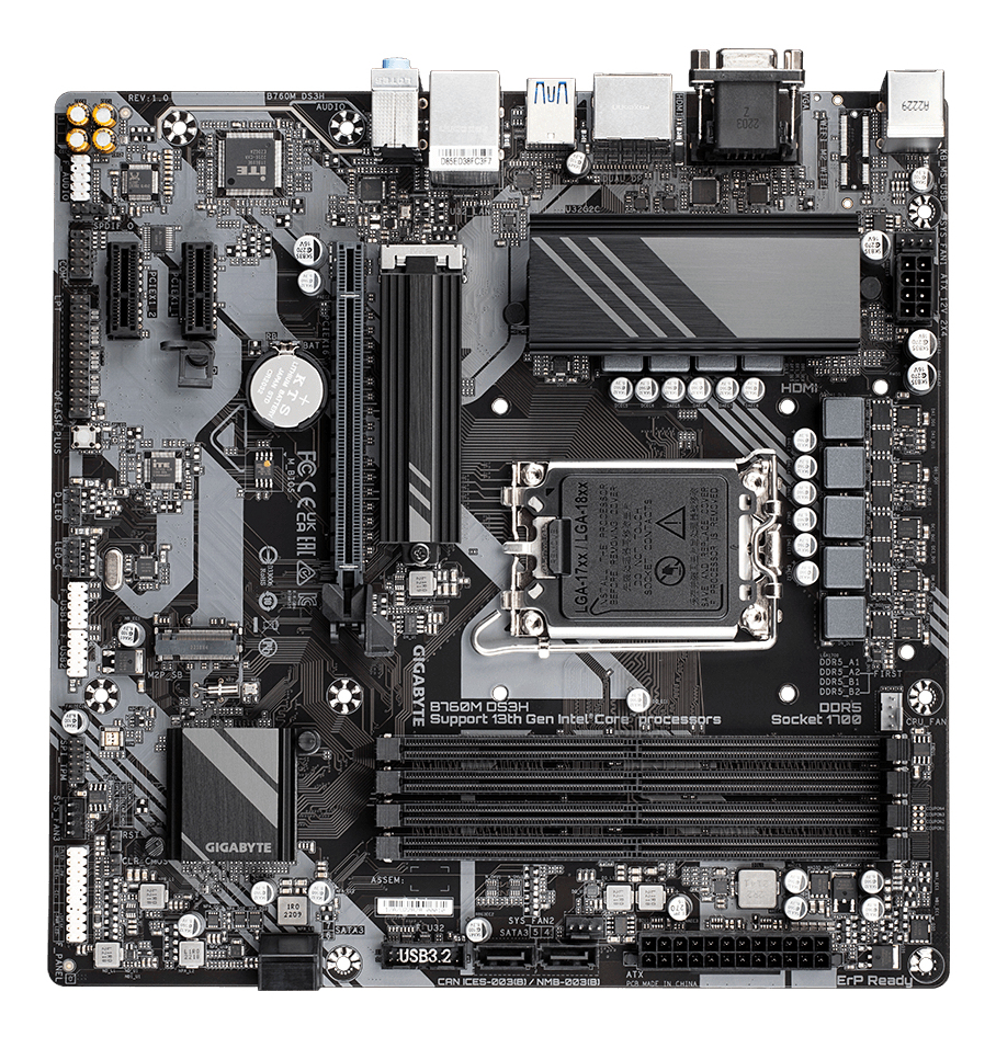 GIGABYTE B760M DS3H – image 4