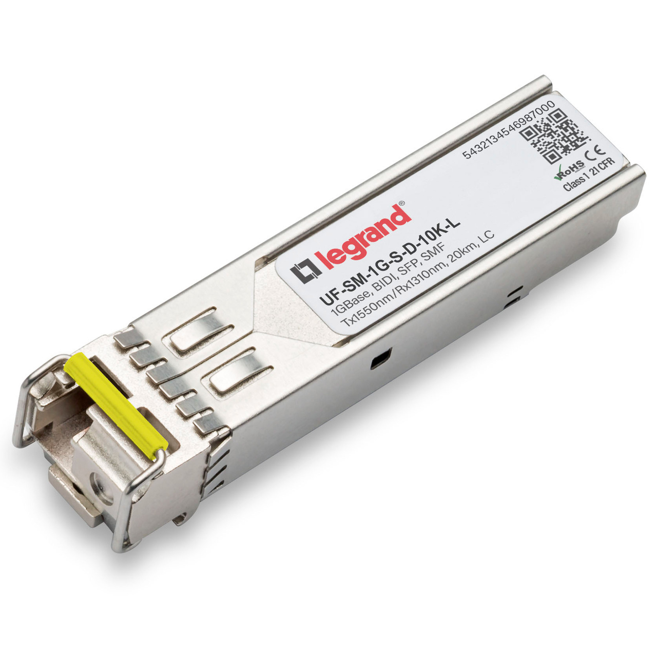 Legrand UF-SM-1G-S-D-10K-L network transceiver module Fiber optic 1000 Mbit/s SFP 1550 nm