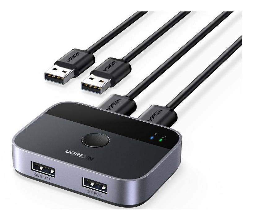 Ugreen 35313 mobile device charger Universal Black, Grey Indoor – image 2