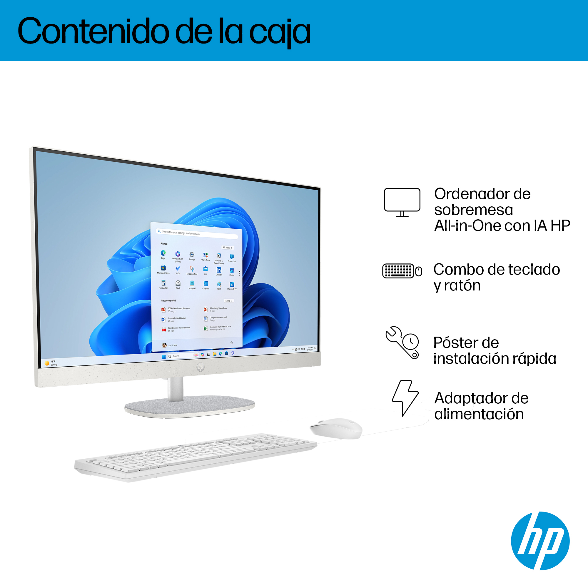 PC All in One HP 24-cr2006ns - imagen 4