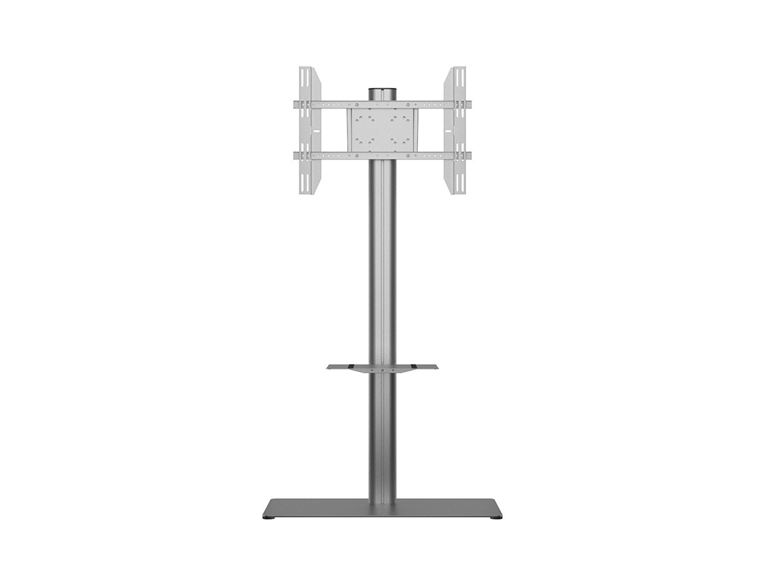 Multibrackets M Display Stand 180 Single Silver w Floorbase/Shelf – image 2