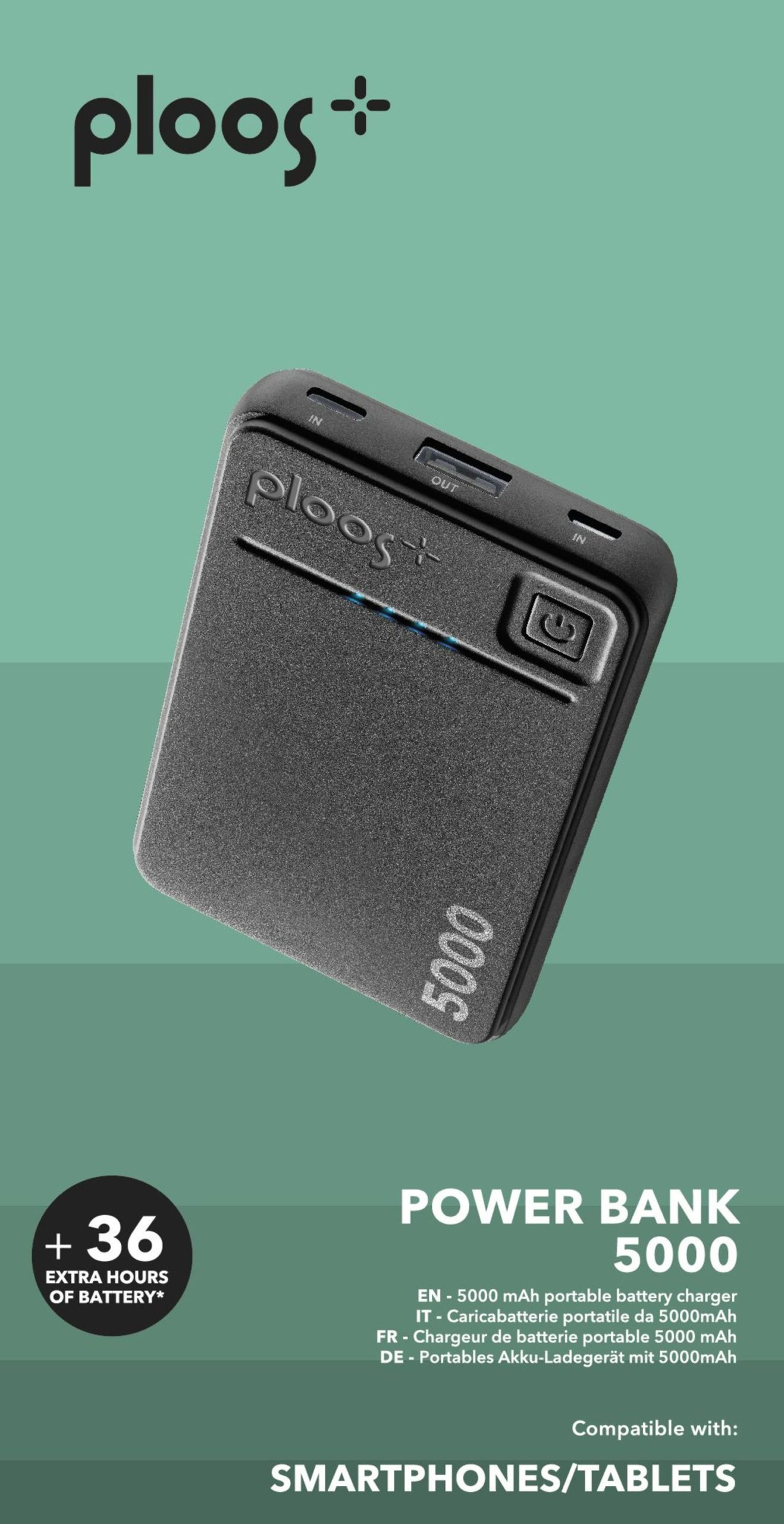 PLOOS - POWER BANK 5000 Portable Charger – image 2