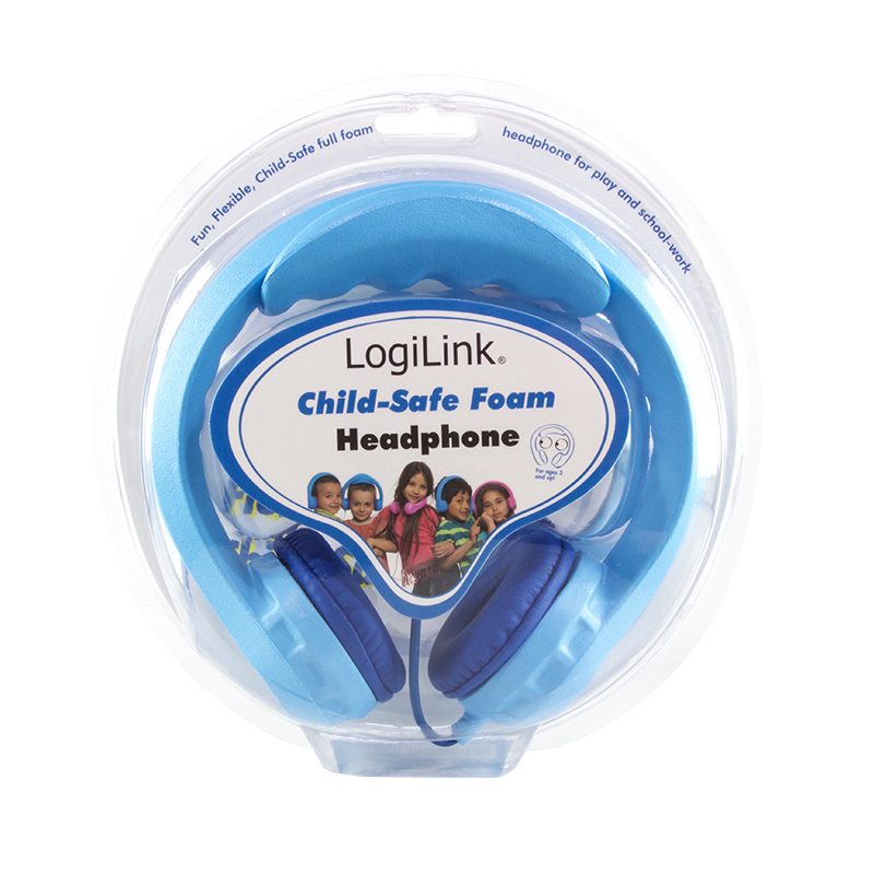LogiLink HS0045 headphones/headset Wired Head-band Music Blue – image 9