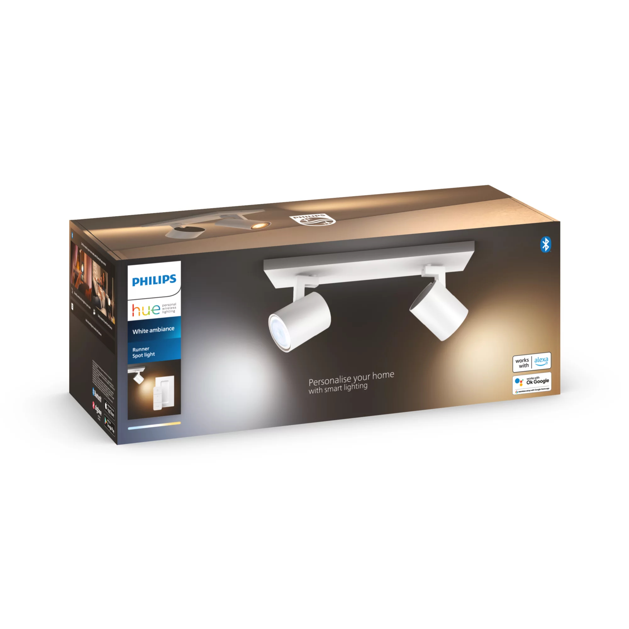 Philips by Signify Philips Hue White ambience Runner double spotlight – image 2