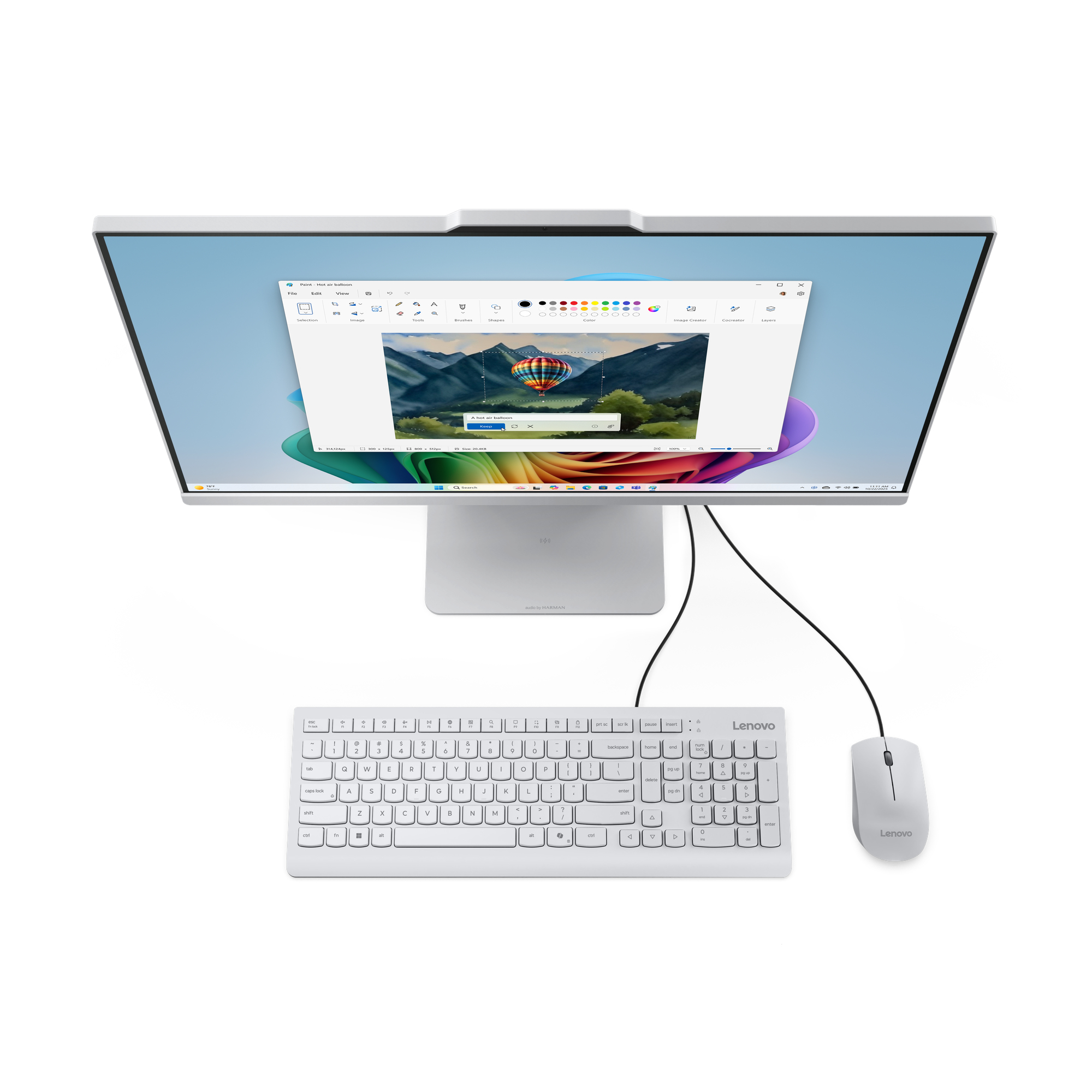 Lenovo IdeaCentre AIO 27AKP10 AMD Ryzen™ 5 220 68.6 cm (27″) 1920 x 1080 pixels All-in-One PC 16 GB DDR5-SDRAM 1 TB SSD Windows 11 Home Wi-Fi 6 (802.11ax) Grey image 9