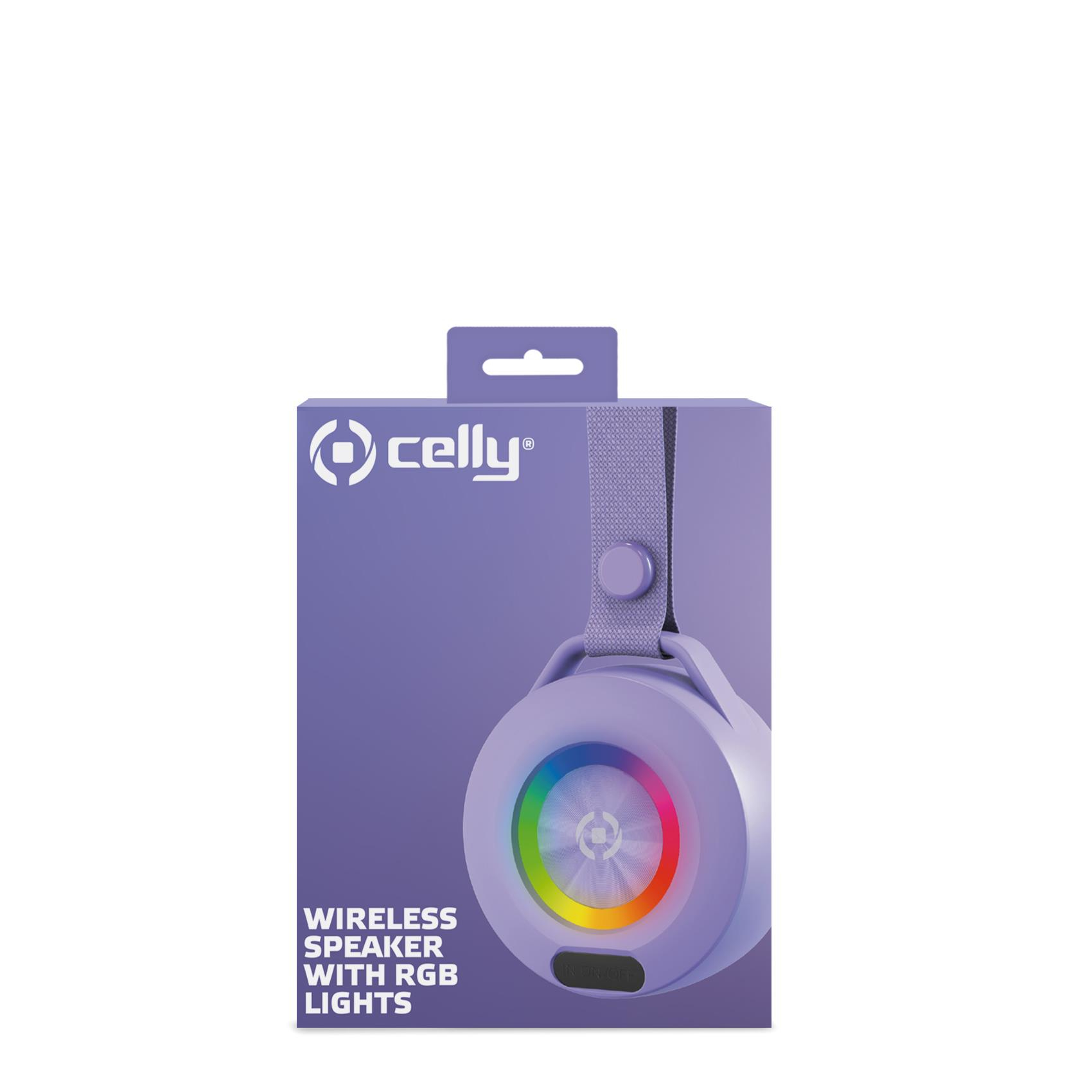 Celly LIGHTBEATVL portable/party speaker Mono portable speaker Violet – image 3
