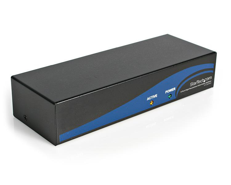 StarTech.com 8 Port High Resolution VGA Video Splitter - 300 MHz - VideoView Pro 8 Port High Resolution 300 MHz Video Splitter - Video splitter - 8 ports