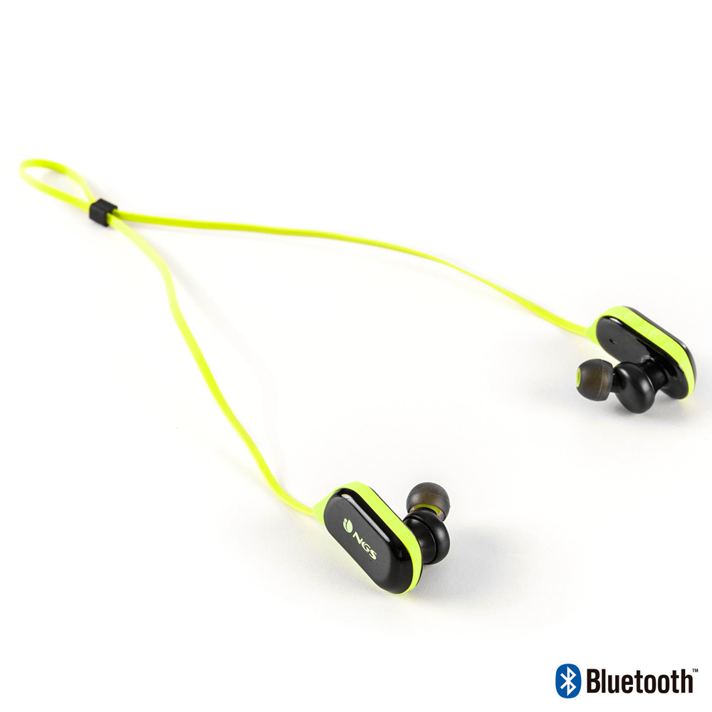 NGS ARTICARANGERYELLOW headphones/headset Wireless In-ear, Neck-band Sports Bluetooth Black, Yellow – image 3