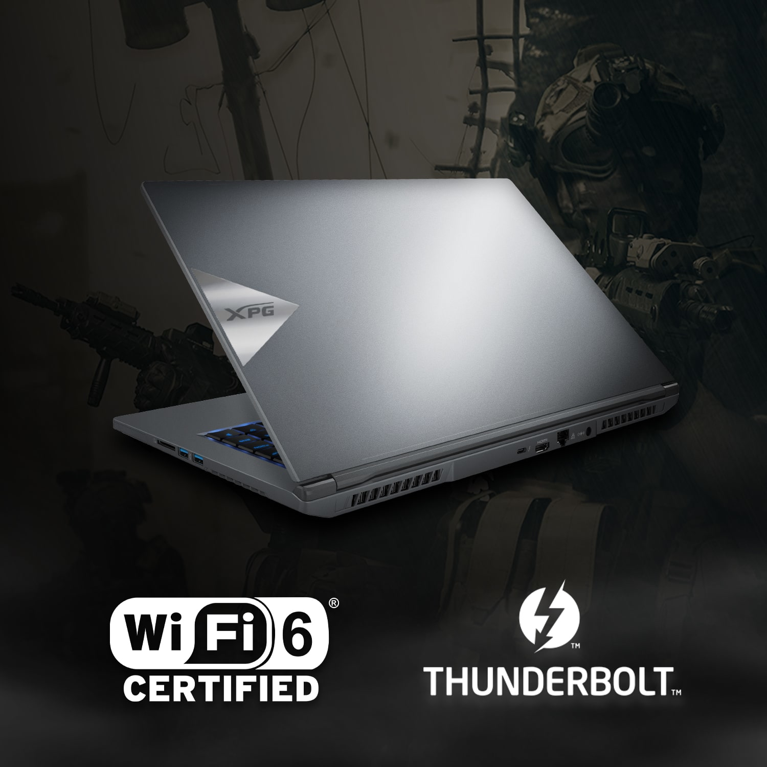 XPG XENIA15I7G9H2070QLX-GLCUS Intel® Core™ i7 i7-9750H Laptop – image 3
