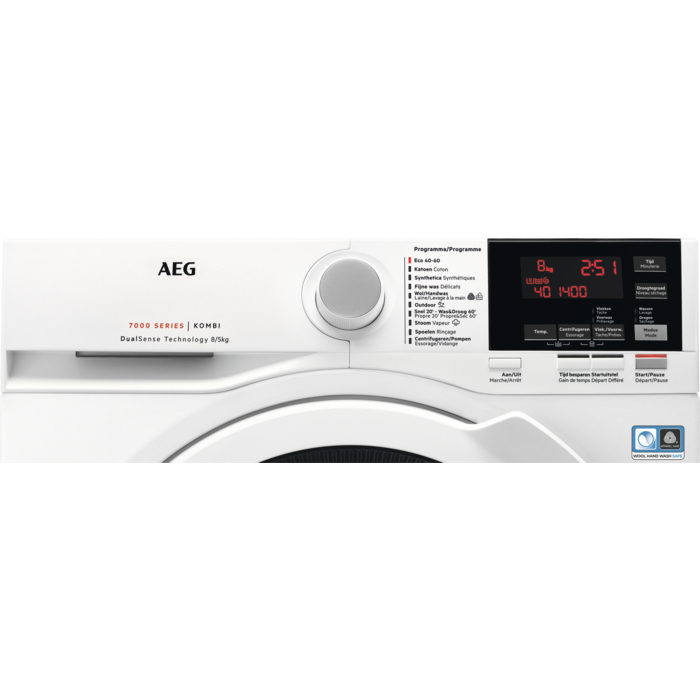 AEG L7WBG856W washer dryer Freestanding Front-load White – image 2