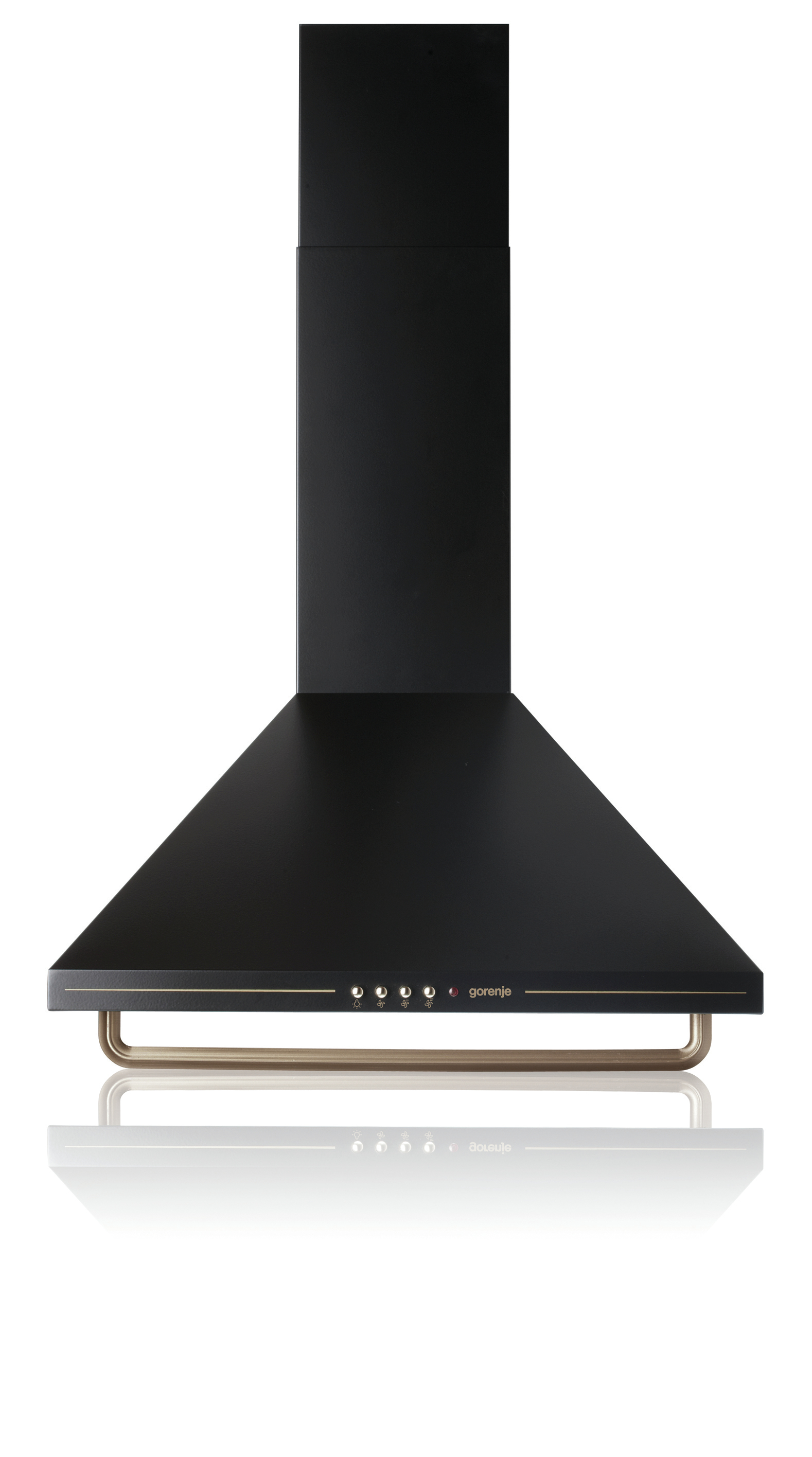 Gorenje DK63CLB cooker hood Wall-mounted Black 545 m³/h – image 2