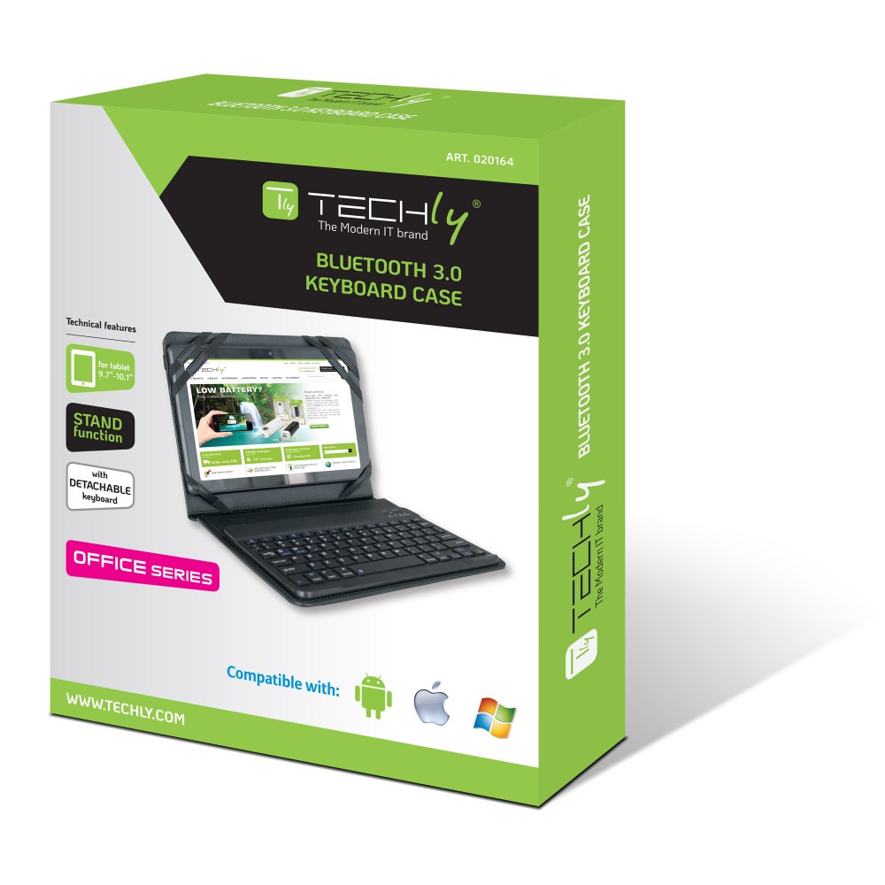 Techly Case with Removable Bluetooth Keyboard 3.0 for Tablet 9.7/10."" ICTB1001 – image 2