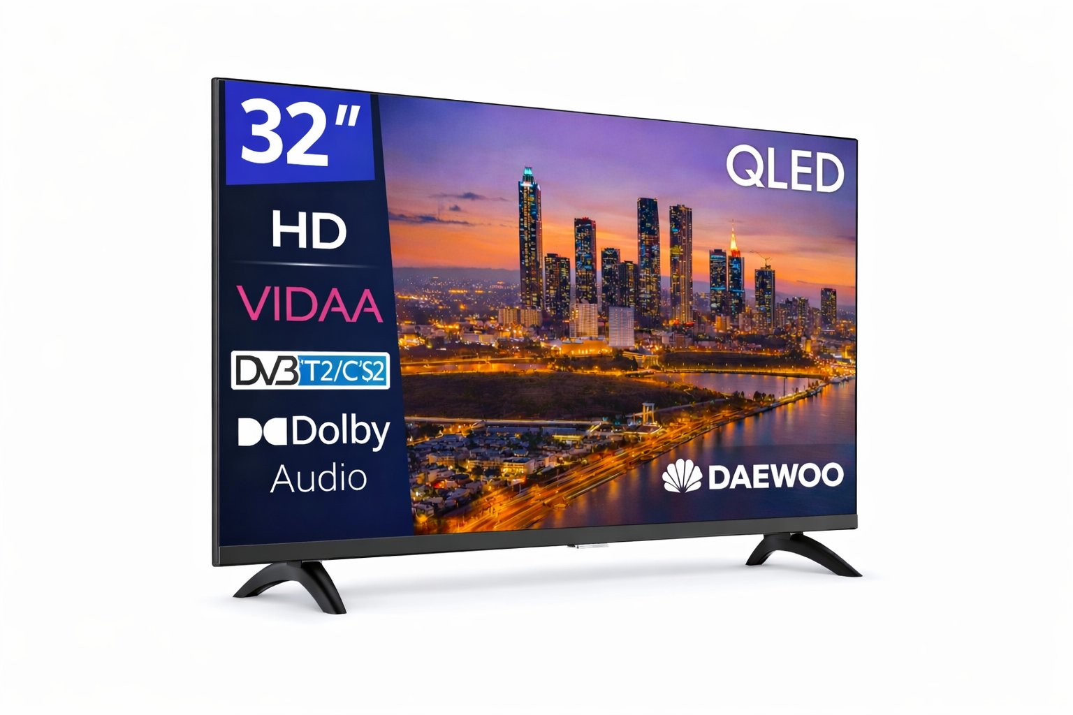 Daewoo 32VB56HQ TV 81.3 cm (32") HD Smart TV Wi-Fi Black – image 1