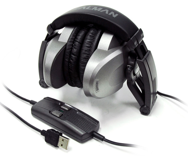 Zalman ZM-RS6FUSB headphones/headset Wired Head-band Gaming Titanium