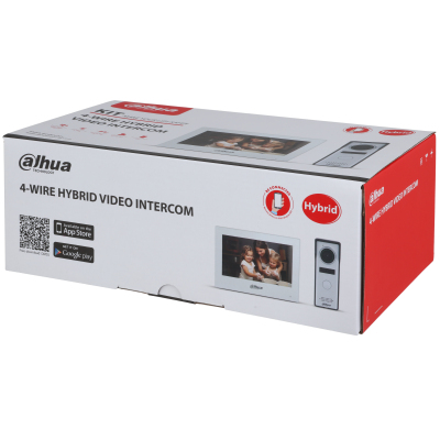 Kit de Videoportero Hibrido Dahua DHI-KTH01 - Frente de Calle Analógico - Monitor DHI-VTH2624GW-WP - DHI-KTH01 Kit de Videoportero Hibrido Dahua DHI-KTH01 - Frente de Calle Analógico - Monitor DHI-VTH2624GW-WP - DHI-KTH01