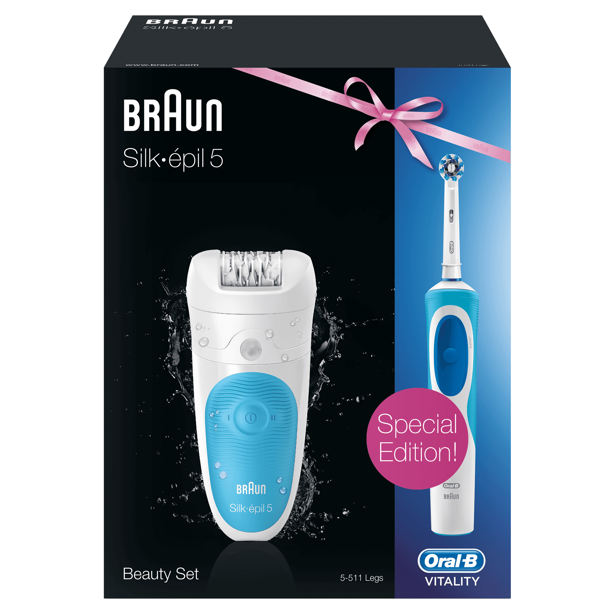 Braun Silk-épil 5 81676493 epilator 28 tweezers White, Blue – image 2