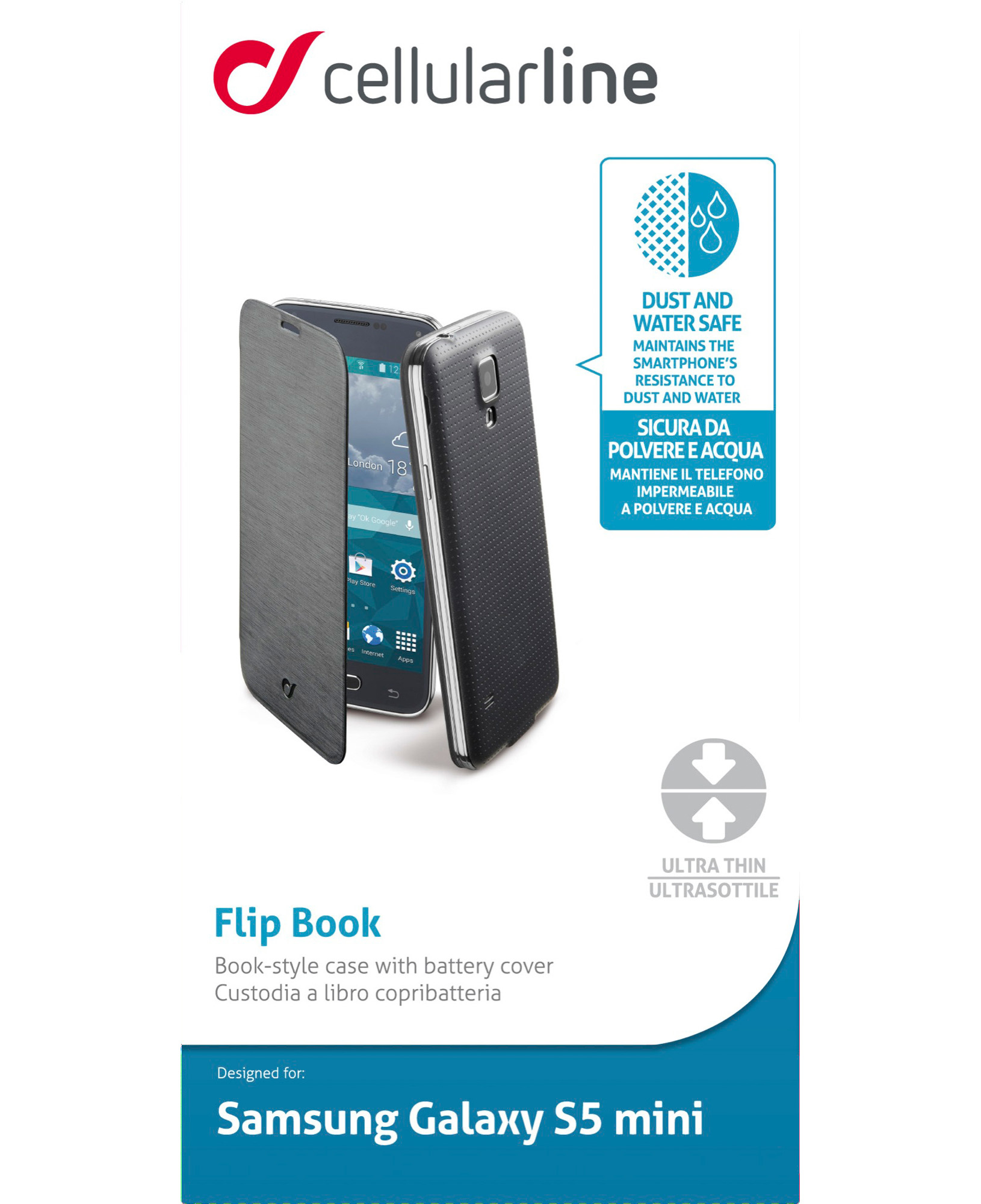 Cellularline Flip Book - Galaxy S5 Mini – image 3
