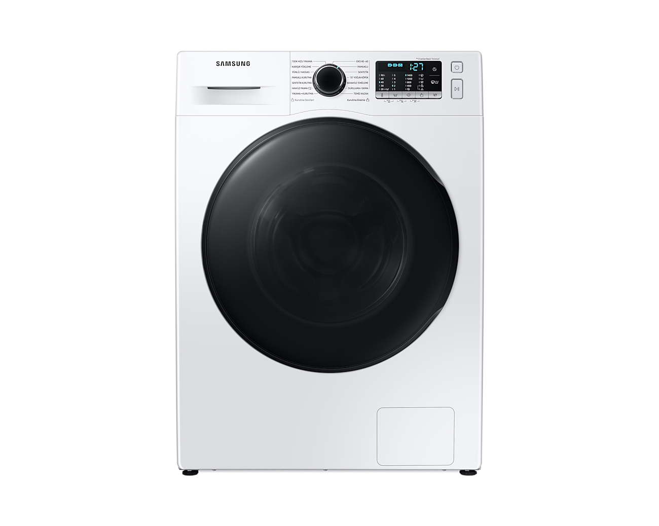 Samsung WD80TA046BE1AH washer dryer Freestanding Front-load White