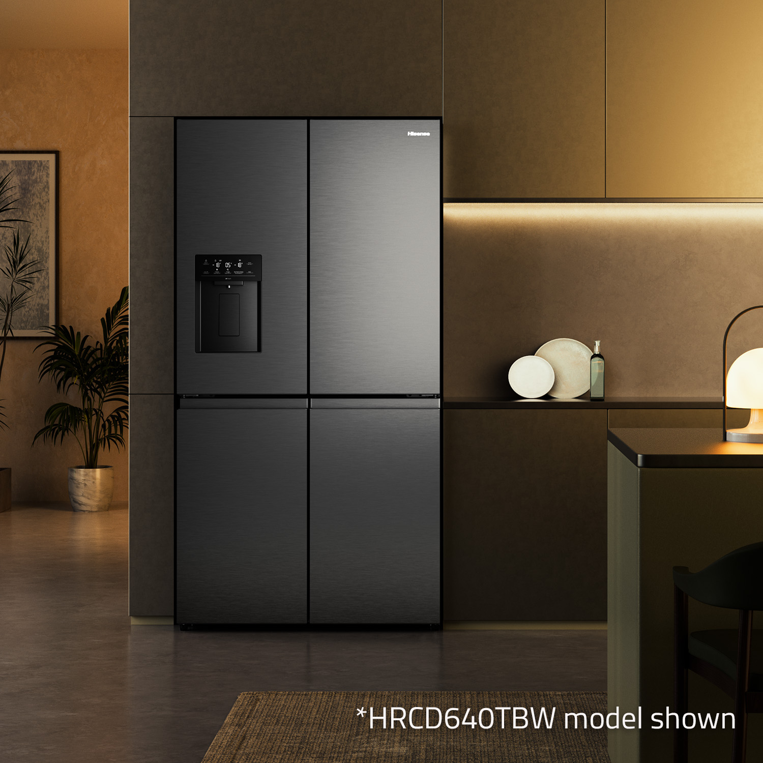 Hisense HRCD640TBW fridge-freezer Freestanding – image 4