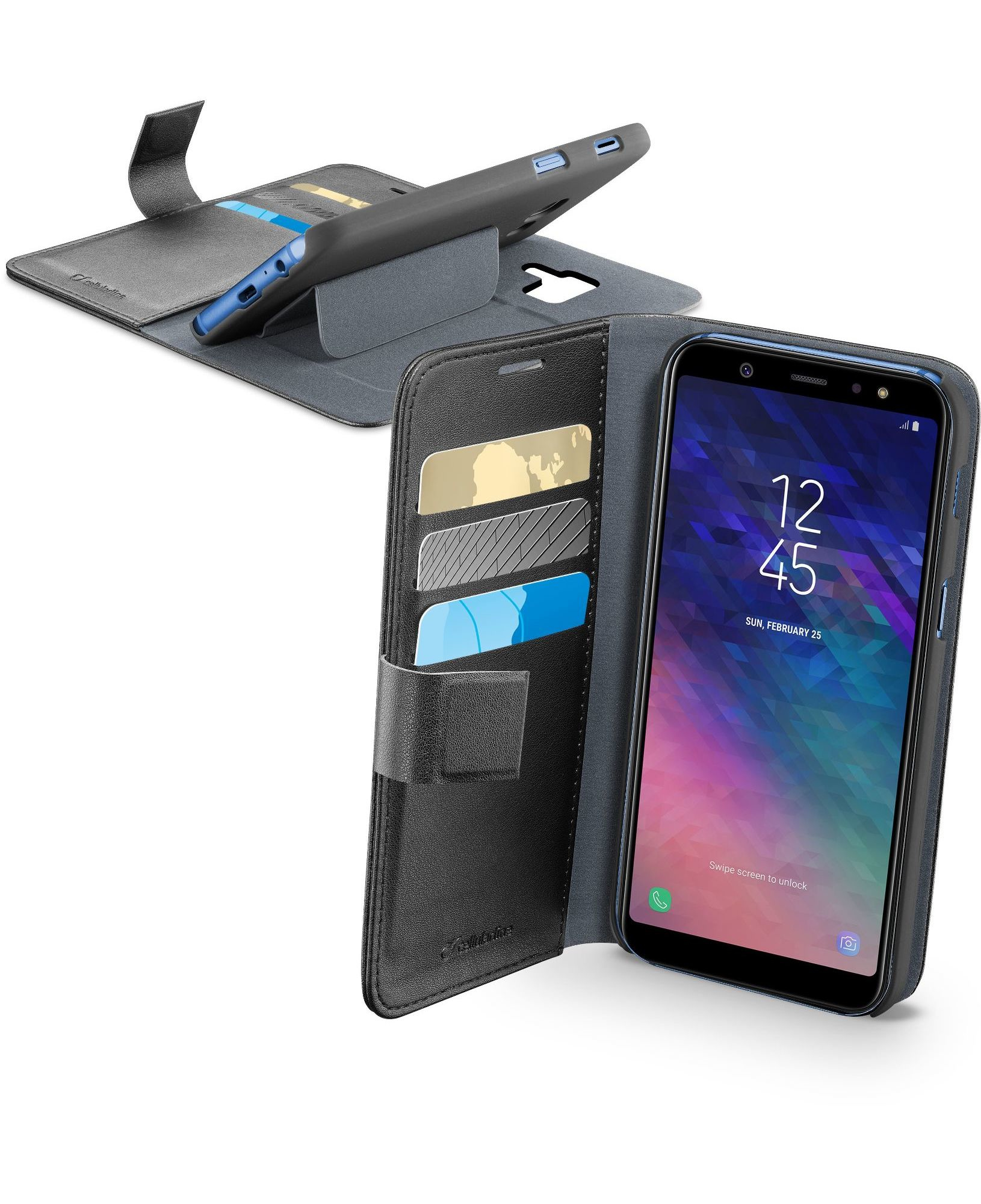 Cellularline Book Agenda - Galaxy A6+ (2018)