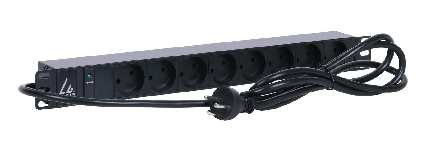 Lanview LVR261870D power distribution unit (PDU) 8 AC outlet(s) 1U Black – image 5
