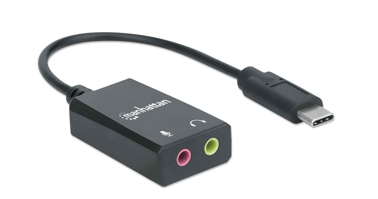 Manhattan USB-C Audio/Sound Adapter (Clearance Pricing), USB-C to – image 2