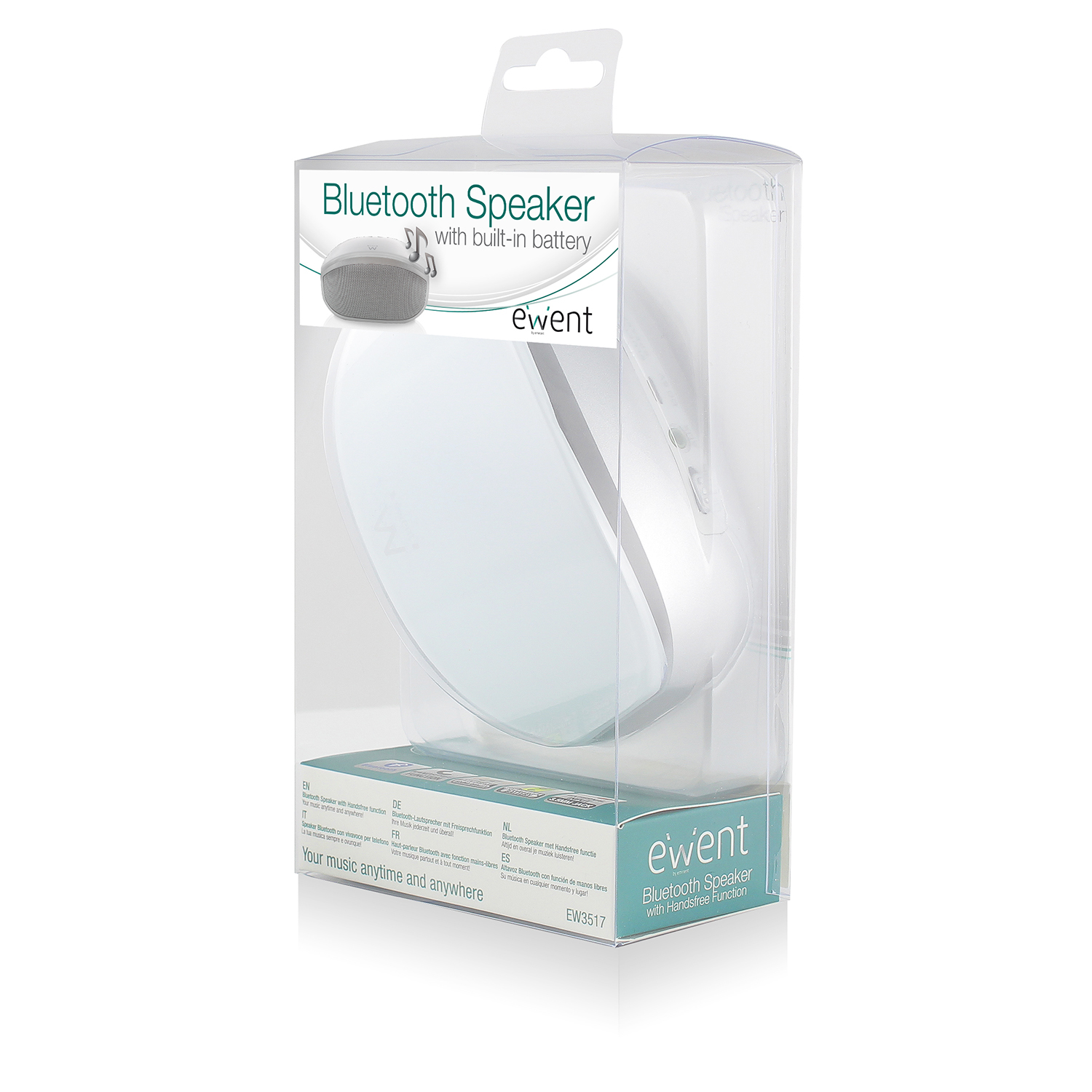 Ewent EW3517 portable/party speaker Stereo portable speaker White – image 4