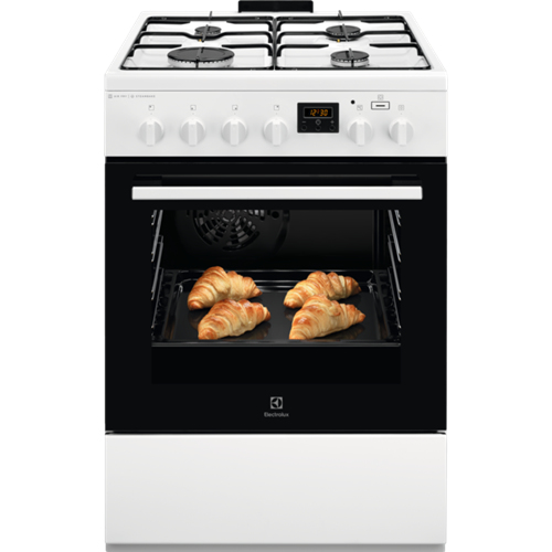 Electrolux LKK660201W Freestanding cooker Gas Black, White – image 1