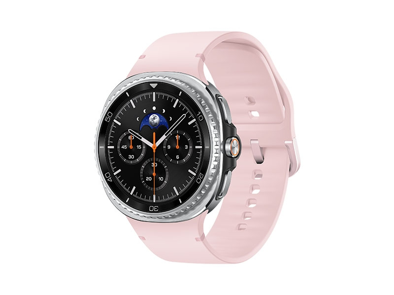 Samsung Galaxy Watch 8 Classic, Bluetooth, 46mm, Hybrid Band, Black + Sport Band, Pink, M/L – image 1
