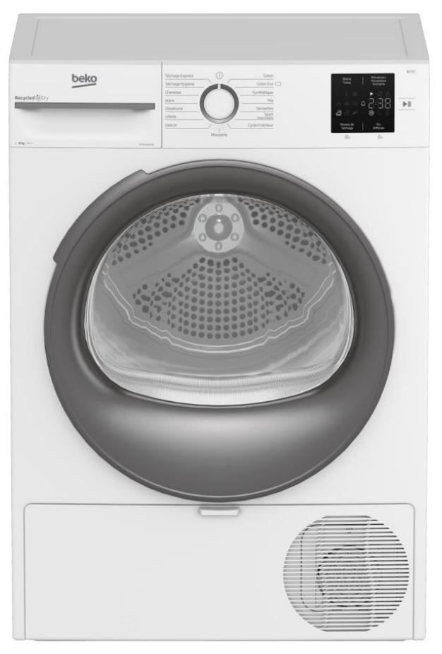 Beko DT3H18302W — vue 1 sur 8