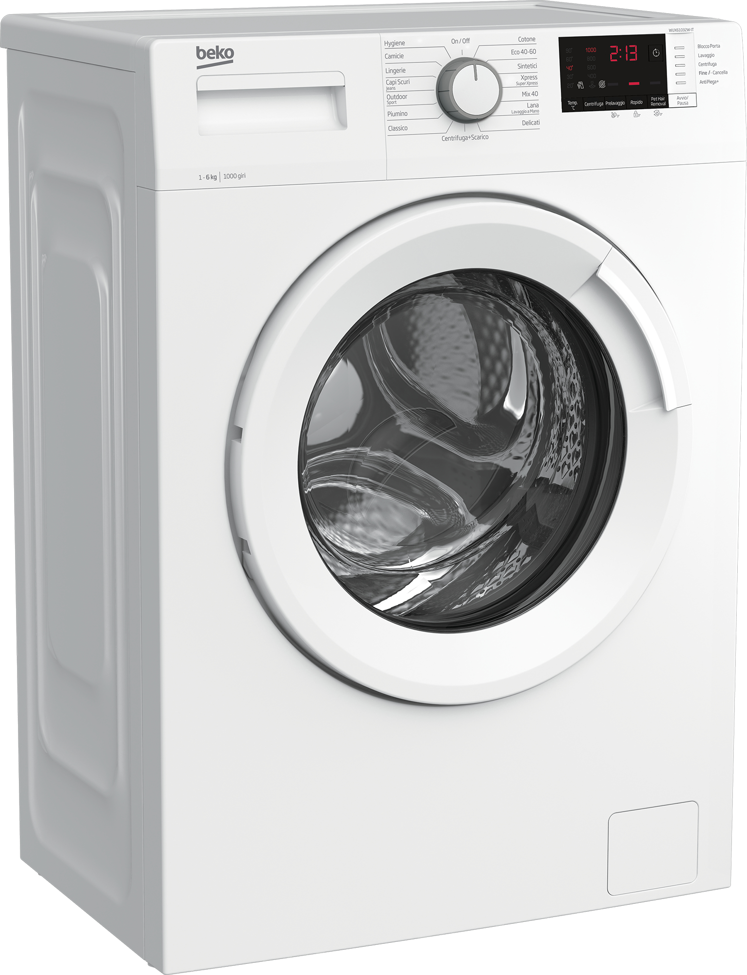 Beko WUX61032W-IT washing machine Front-load – image 2
