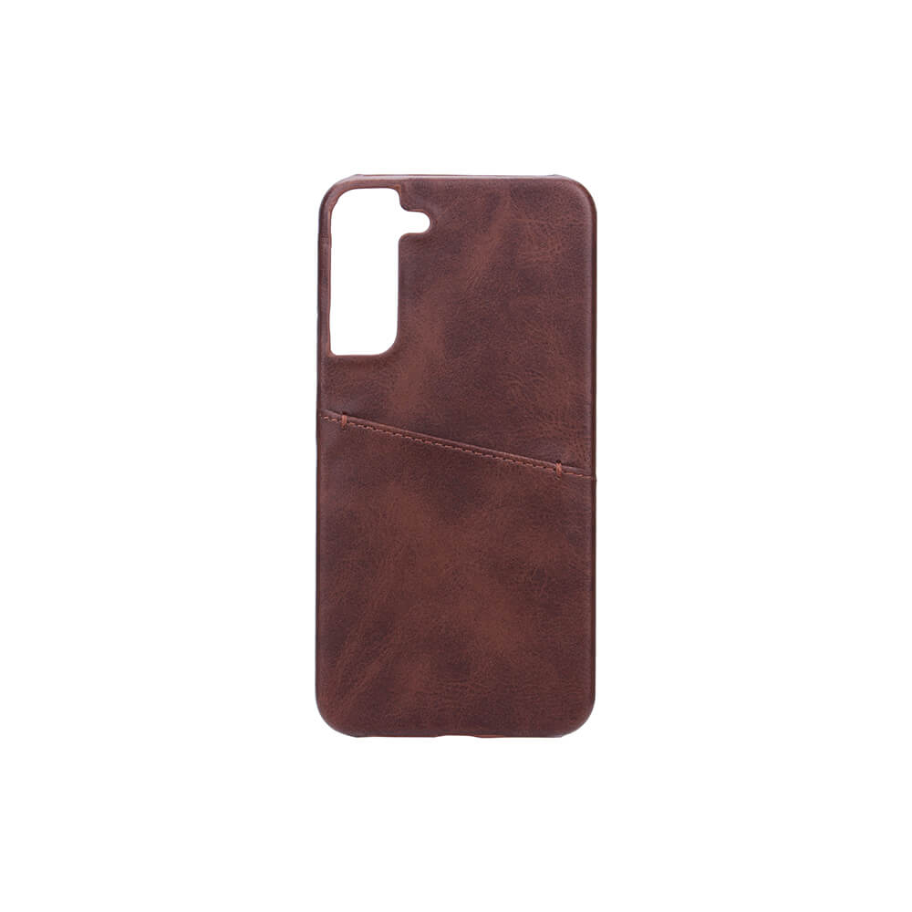 Onsala Mobilecover Brown with Cardpocket Samsung S22+