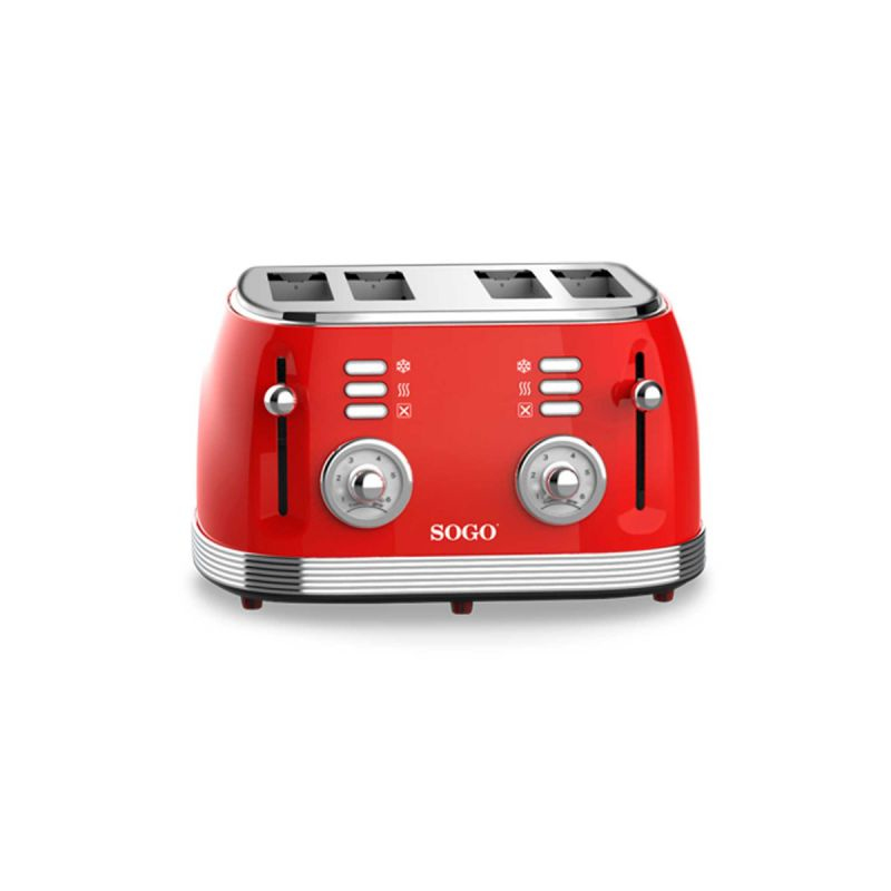 Sogo TOS-SS-5465 toaster 6 4 slice(s) Red – image 5