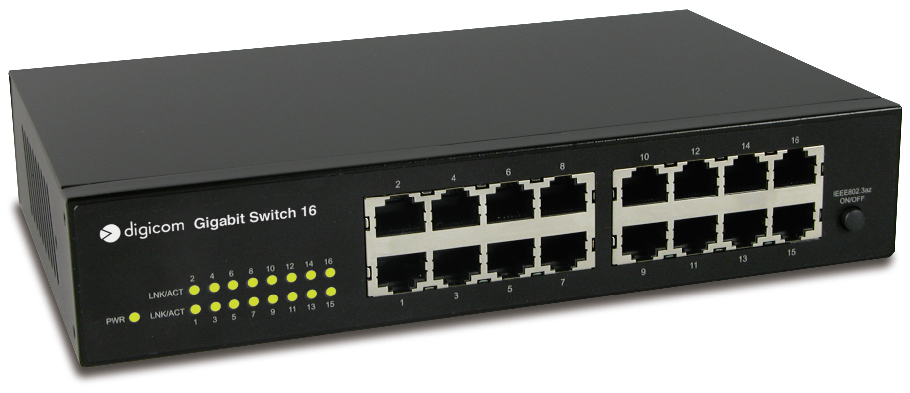 Digicom SWG16-Z01 Managed Gigabit Ethernet (10/100/1000) Black – image 1