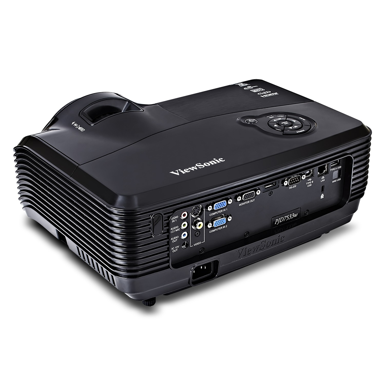 Viewsonic PJD7533w Standard throw projector 4000 ANSI lumens DLP WXGA (1280x800) 3D Black – image 8