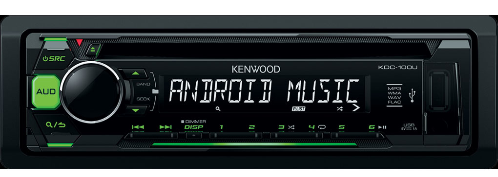 Kenwood KDC-100UG car media receiver Black – image 1