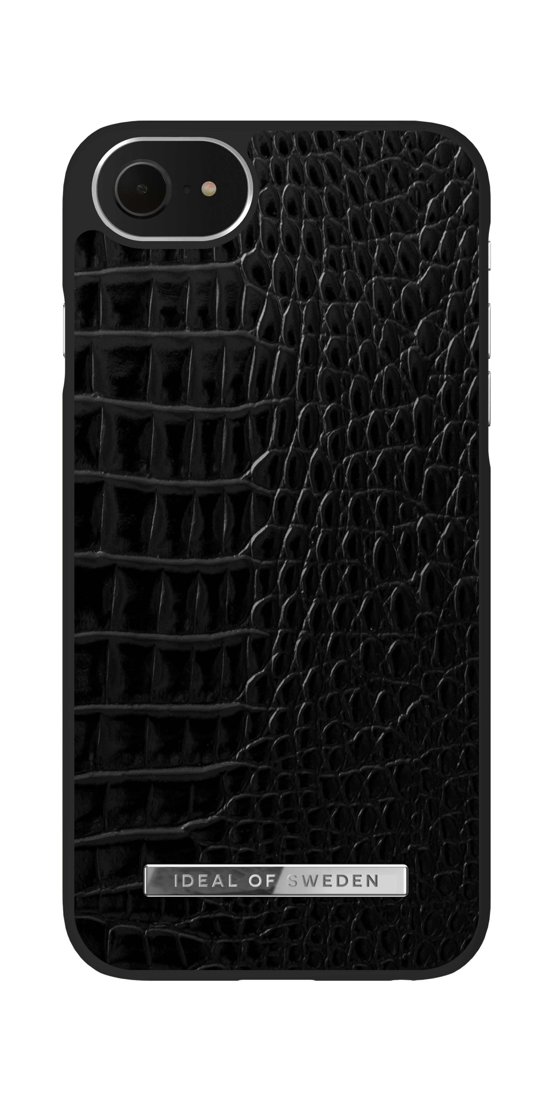 iDeal of Sweden Atelier Case iPhone 8/7/6/6S/SE Neo Noir Croc Slvr – image 4