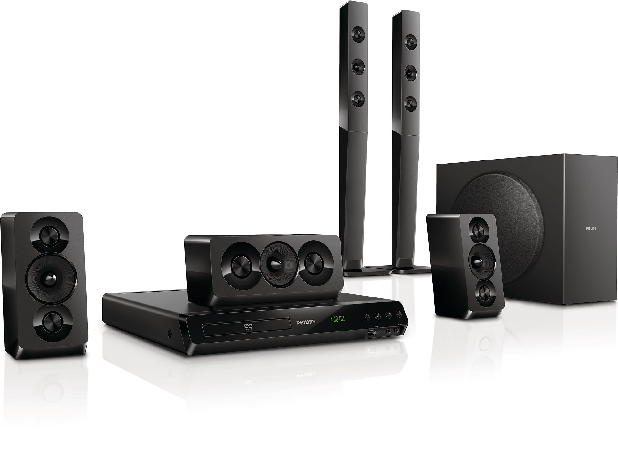 Philips HTD5540/98 home cinema system 5.1 channels