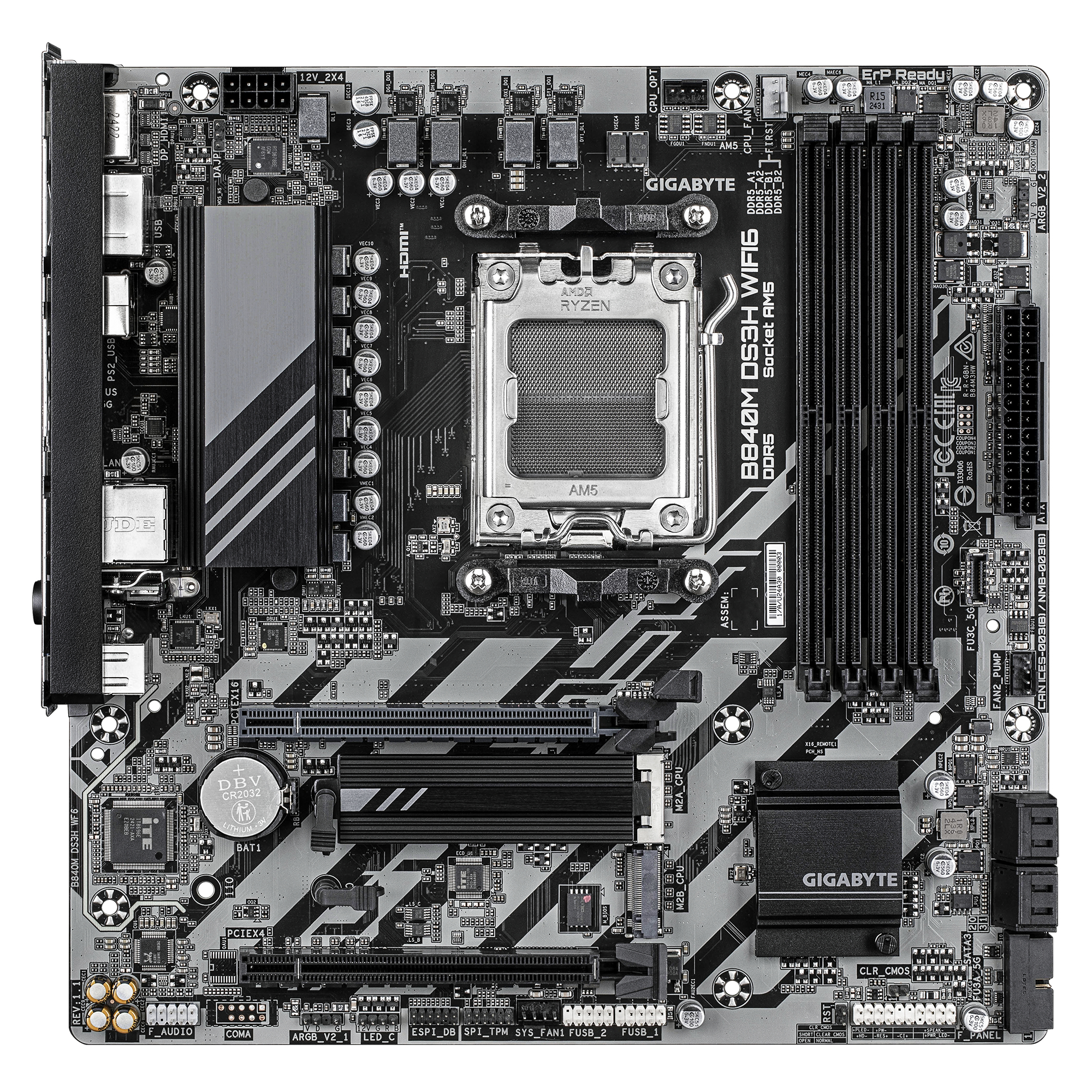 Gigabyte B840M DS3H WiFi6            (B840,AM5,mATX,DDR5)