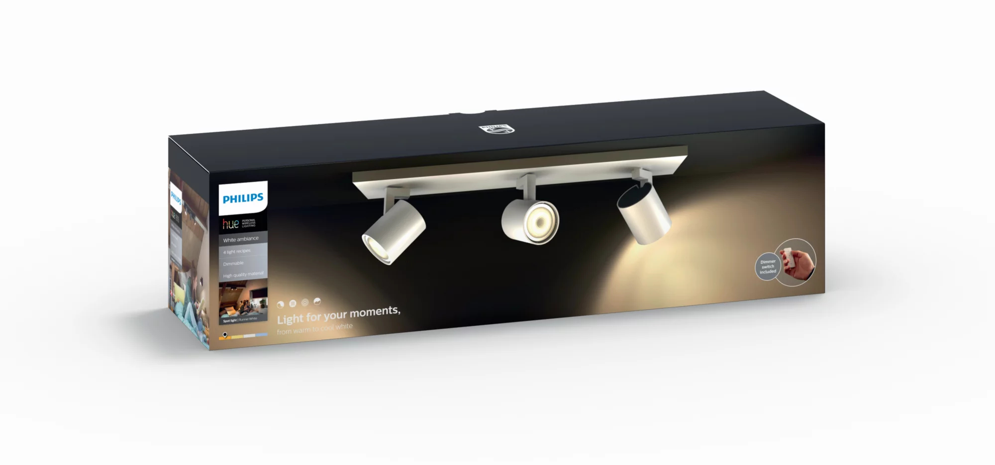 Philips by Signify Philips Hue White ambience Runner triple spotlight – image 4