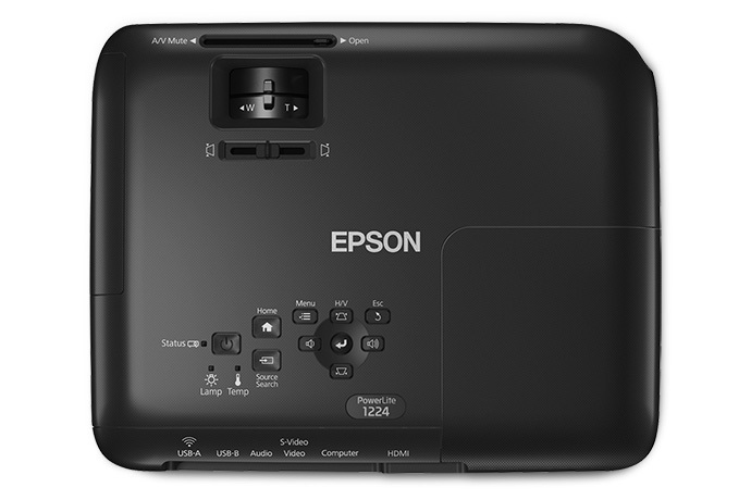 Epson PowerLite 1224 Standard throw projector 3200 ANSI lumens 3LCD XGA (1024x768) Black – image 4