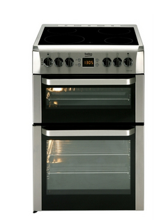 Beko BDVC667X cooker Freestanding cooker Electric Ceramic hob Stainless steel – image 2