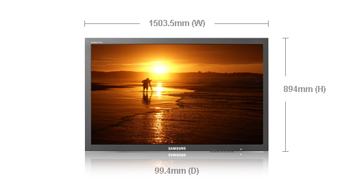 Samsung P64FT 162.6 cm (64") Full HD Black 612 cd/m² – image 5