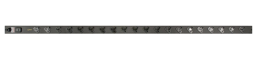 Vertiv EGVHVBB202-104UKRUK-V power distribution unit (PDU) 20 AC outlet(s) Black