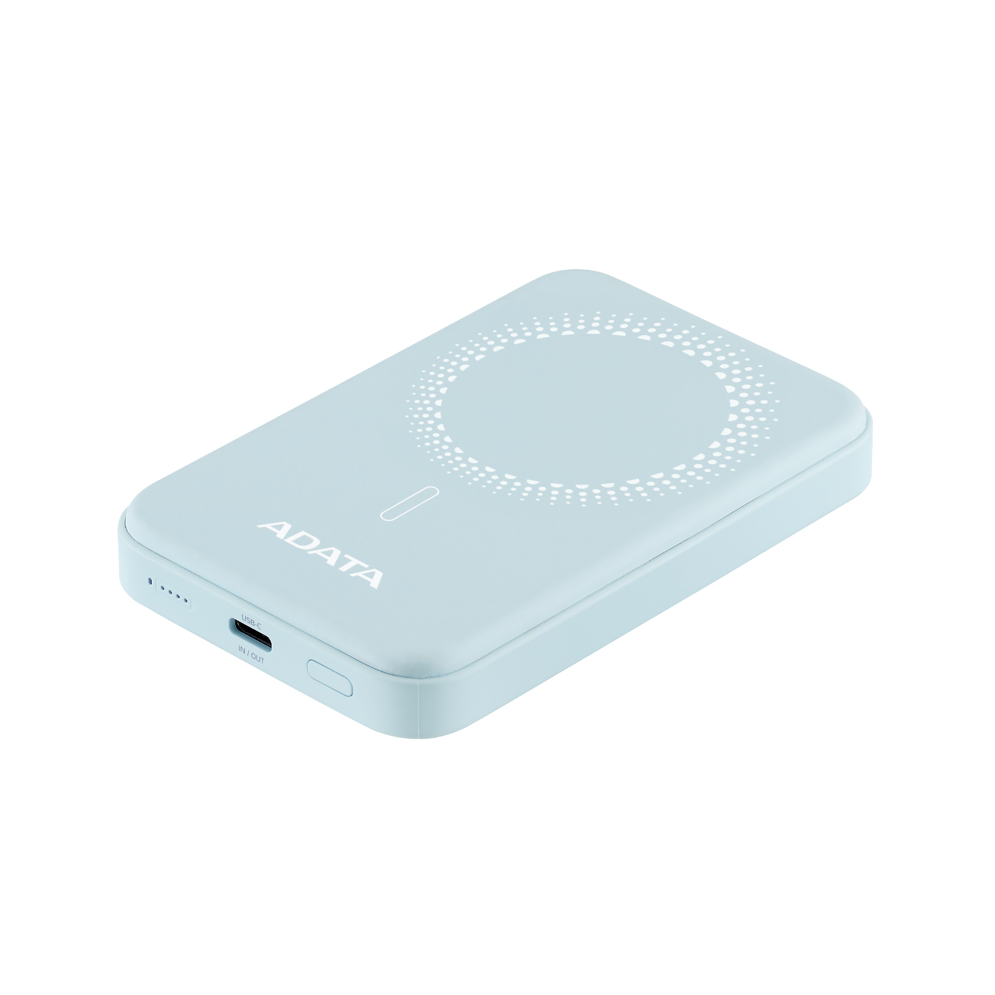 Cargador Inalámbrico ADATA R050 - 5000 mAh - MagSafe - USB-C - Azul - PR050-11LB Cargador Inalámbrico ADATA R050 - 5000 mAh - MagSafe - USB-C - Azul - PR050-11LB