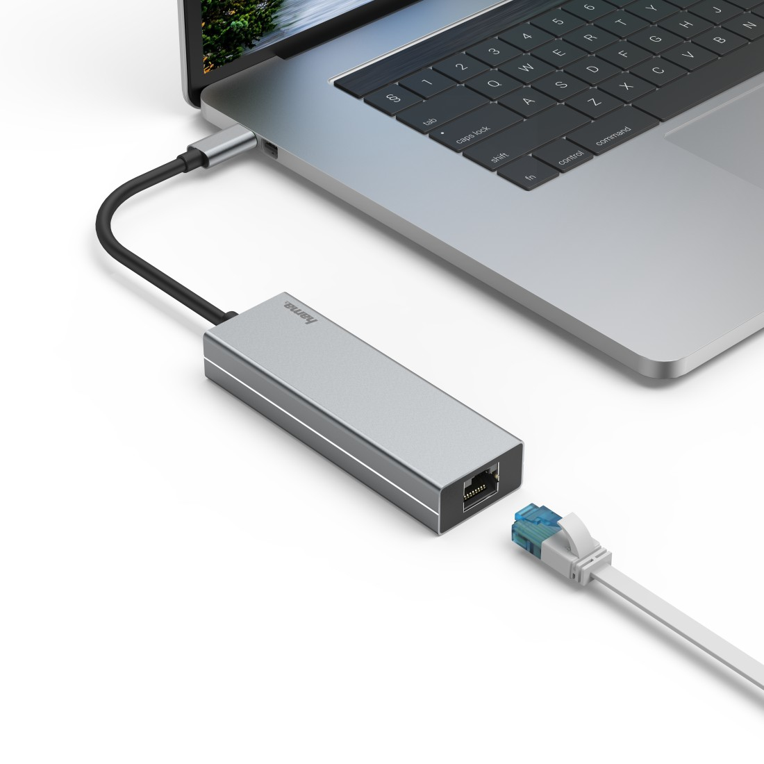 Hama 00200108 laptop dock/port replicator USB 3.2 Gen 1 (3.1 Gen 1) Type-C Grey – image 3