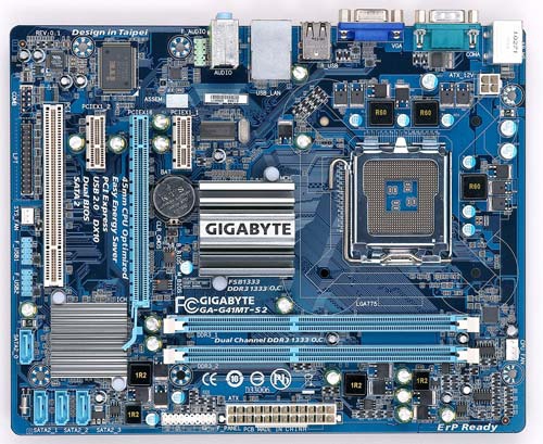 GIGABYTE GA-G41MT-S2 motherboard Intel® G41 LGA 775 (Socket T) micro ATX – image 1