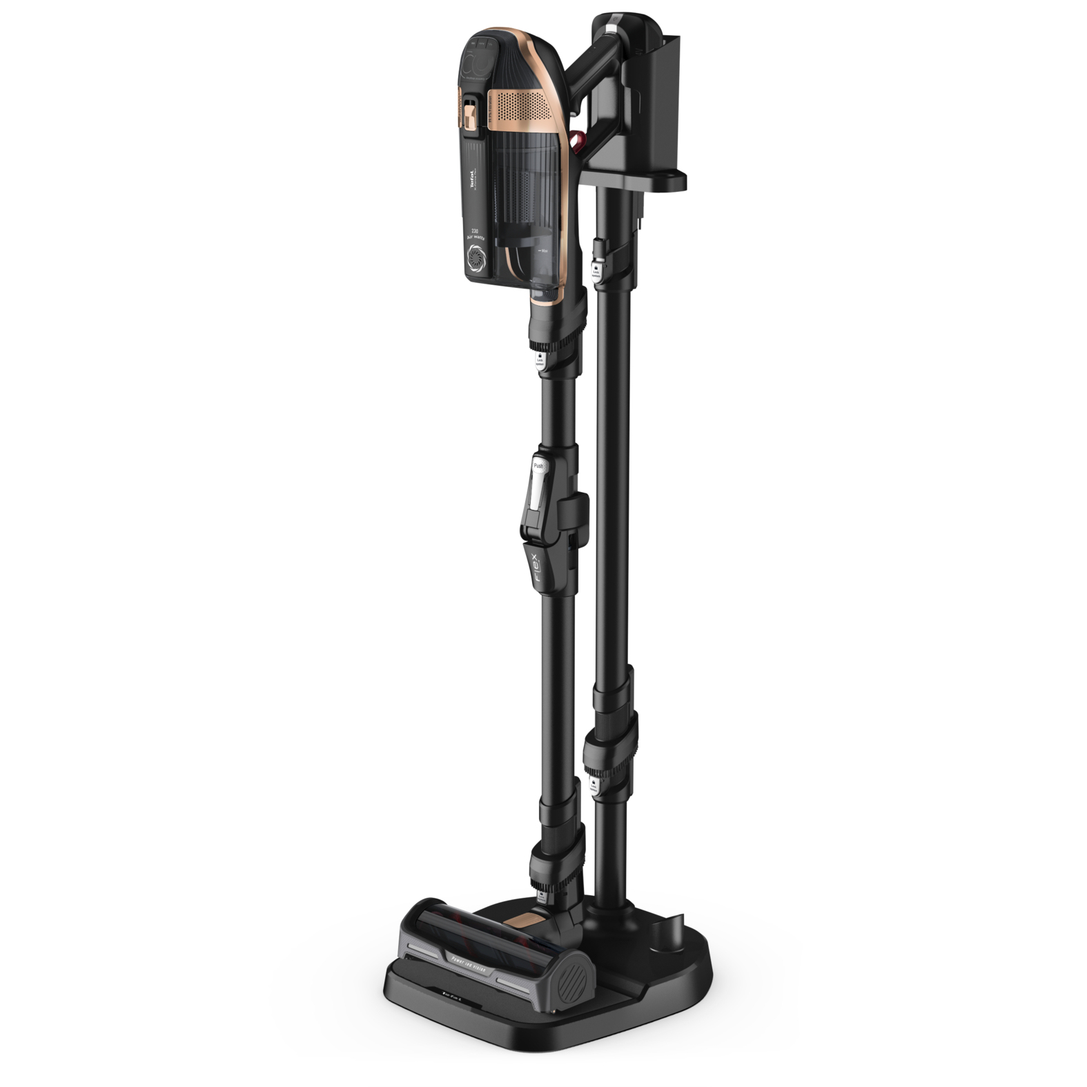 Tefal 2211401074 stick vacuum/electric broom 2-in-1 stick vacuum Battery Dry HEPA Bagless Black – image 2