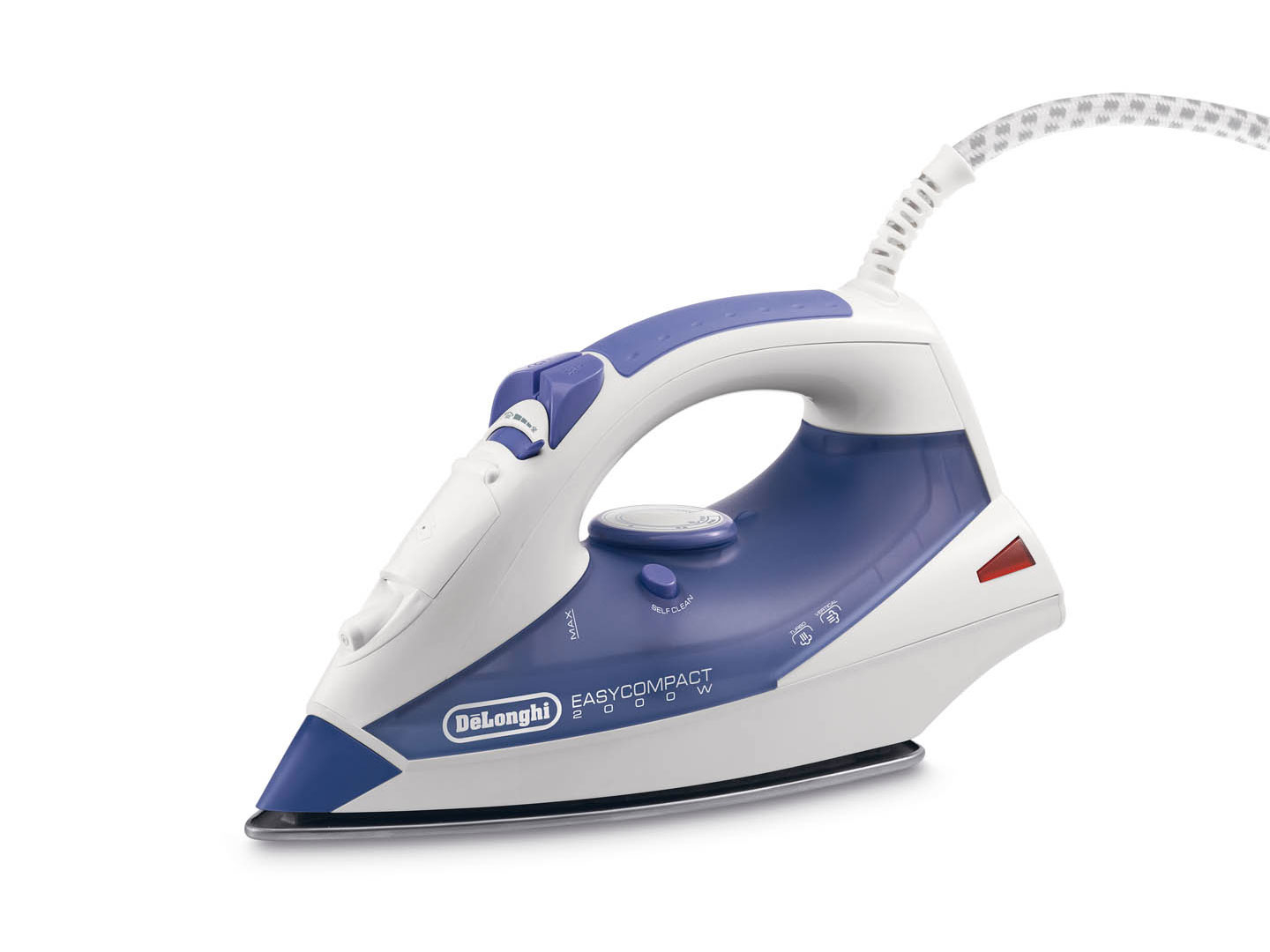 De’Longhi FXK20 Dry & Steam iron Stainless Steel soleplate – image 1