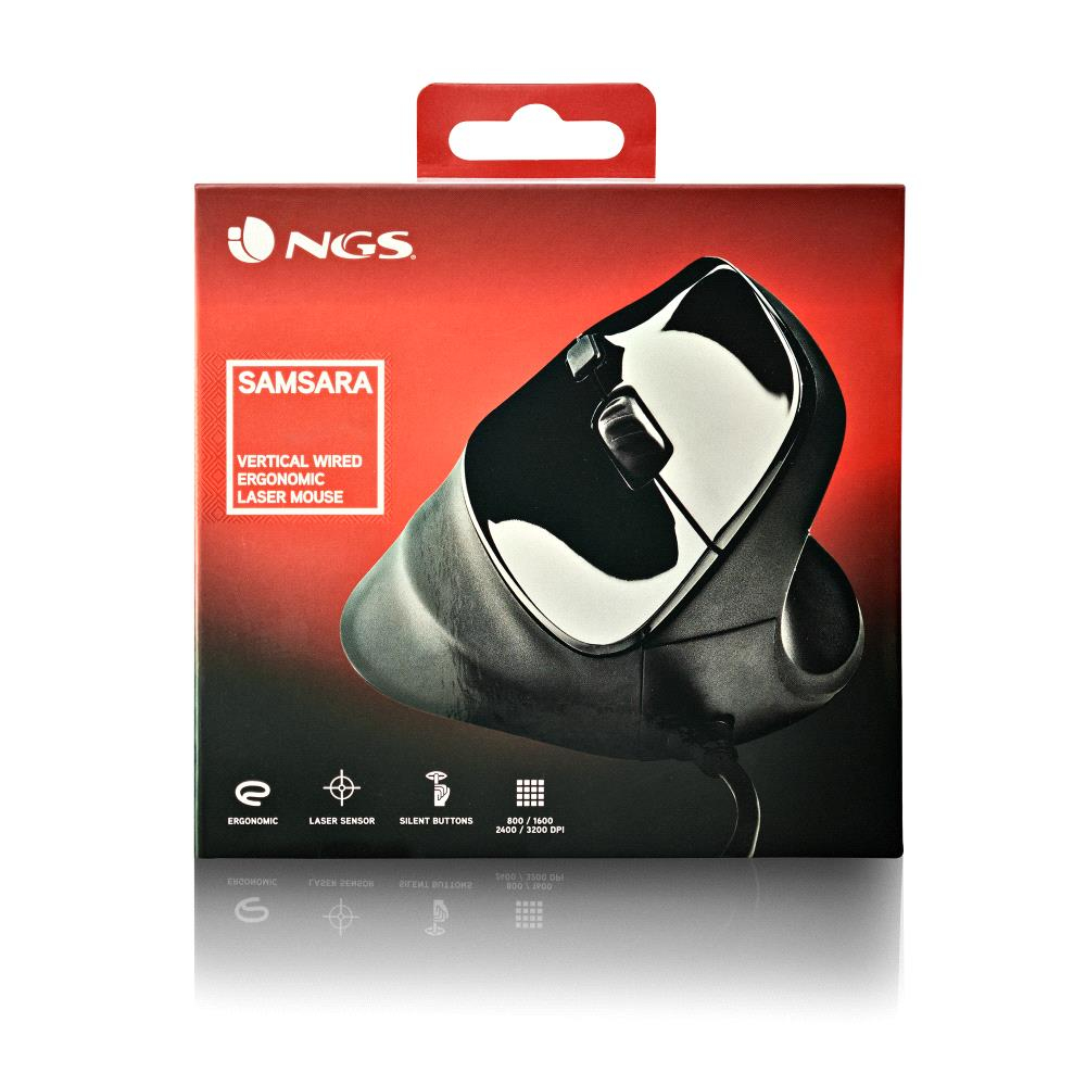 NGS SAMSARA mouse Universal Right-hand USB Type-A Laser 3200 DPI – image 8